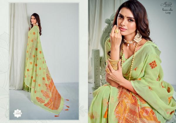 Aura Luxe Vol 1 Fancy Soft Linen Designer Saree Collection